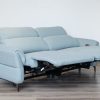 quin 7 seater electric fabric recliner sofa (3+2+1+1)