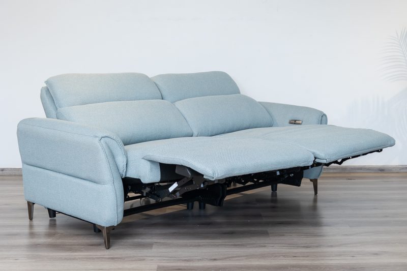 quin 7 seater electric fabric recliner sofa (3+2+1+1)
