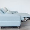 quin 7 seater electric fabric recliner sofa (3+2+1+1)