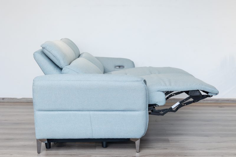 quin 7 seater electric fabric recliner sofa (3+2+1+1)