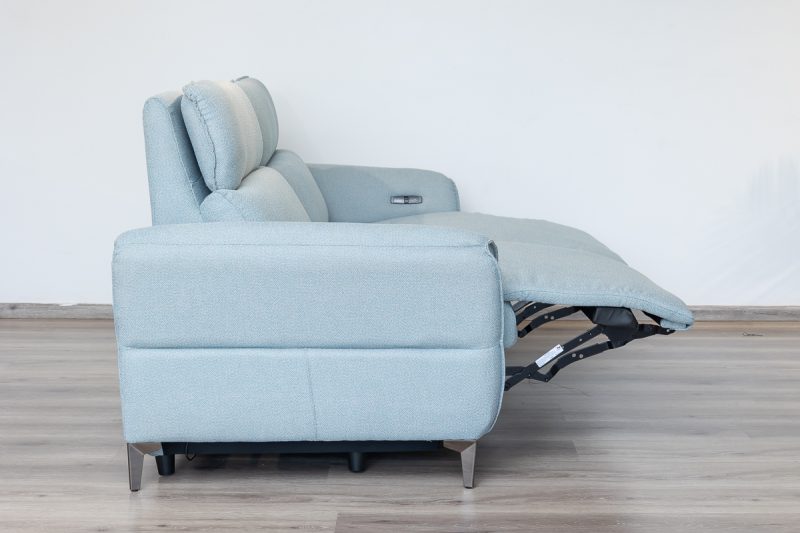quin 7 seater electric fabric recliner sofa (3+2+1+1)