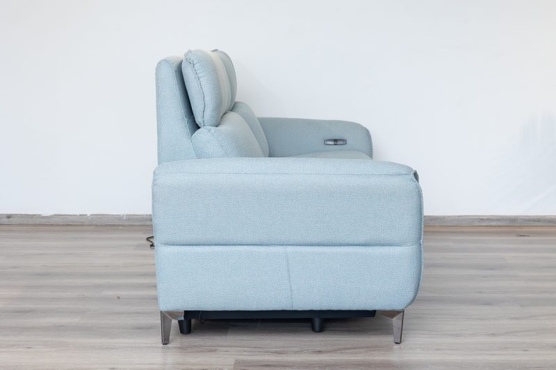 quin 7 seater electric fabric recliner sofa (3+2+1+1)