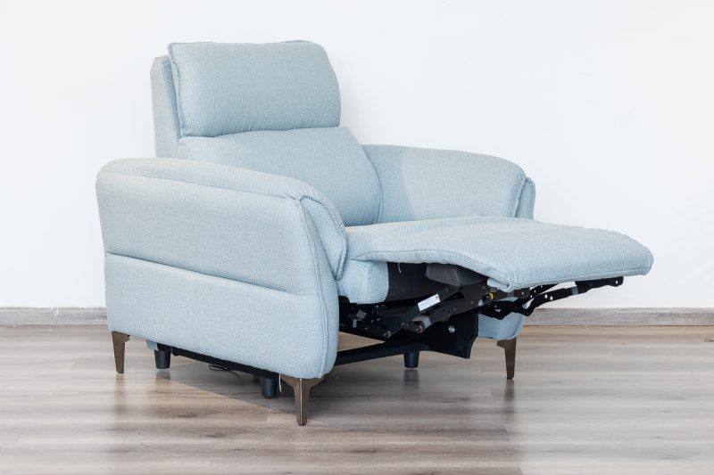 quin 7 seater electric fabric recliner sofa (3+2+1+1)