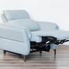 quin 7 seater electric fabric recliner sofa (3+2+1+1)