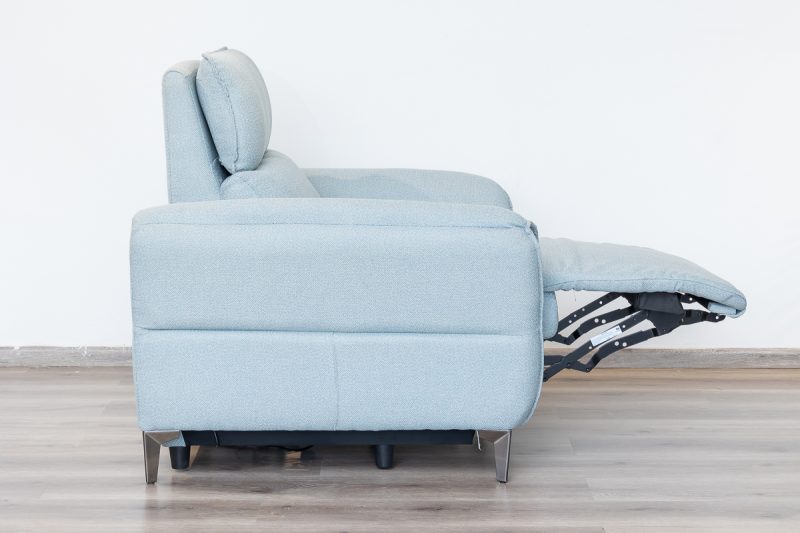quin 7 seater electric fabric recliner sofa (3+2+1+1)