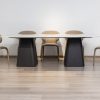 pandora dining table + 8 wingate chairs