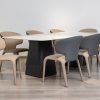 pandora dining table + 8 wingate chairs