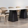 pandora dining table + 8 wingate chairs