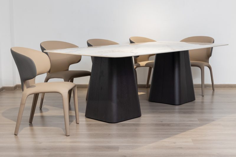 pandora dining table + 8 wingate chairs
