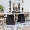 pandora dining table + 8 wingate chairs