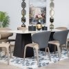 pandora dining table + 8 wingate chairs