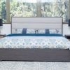 ascott king bed + 2 nightstands