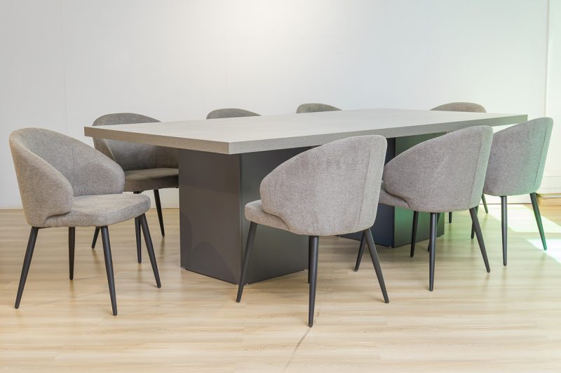 ascott dining table + 8 marisol chairs