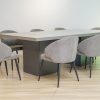 ascott dining table + 8 marisol chairs