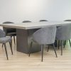 ascott dining table + 8 marisol chairs