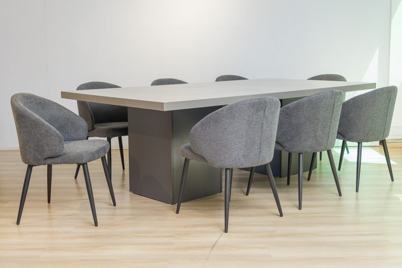 ascott dining table + 8 marisol chairs