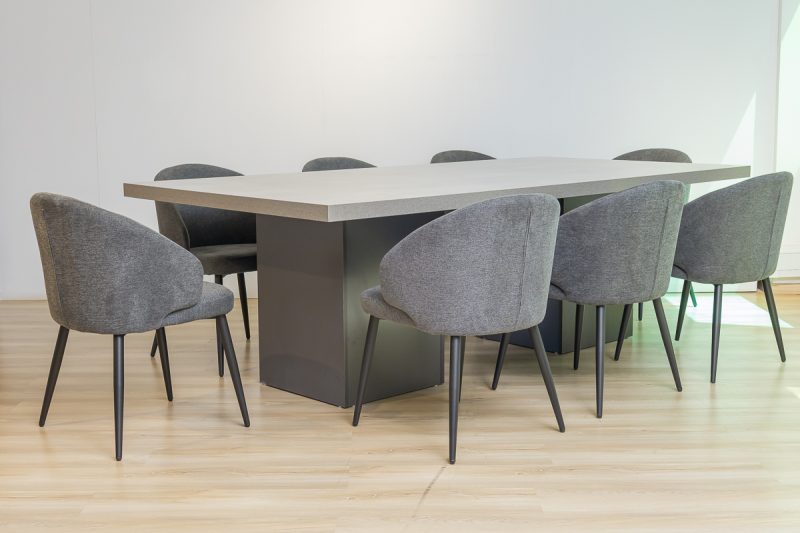 ascott dining table + 8 marisol chairs