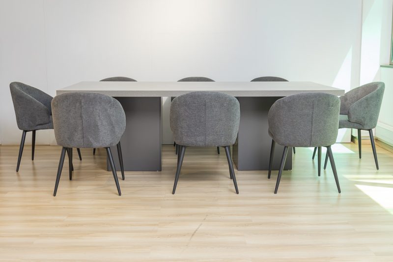 ascott dining table + 8 marisol chairs
