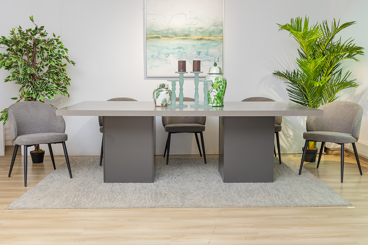 ASCOTT Dining Table + 8 Marisol Chairs 4 ascott dining table + 8 marisol chairs