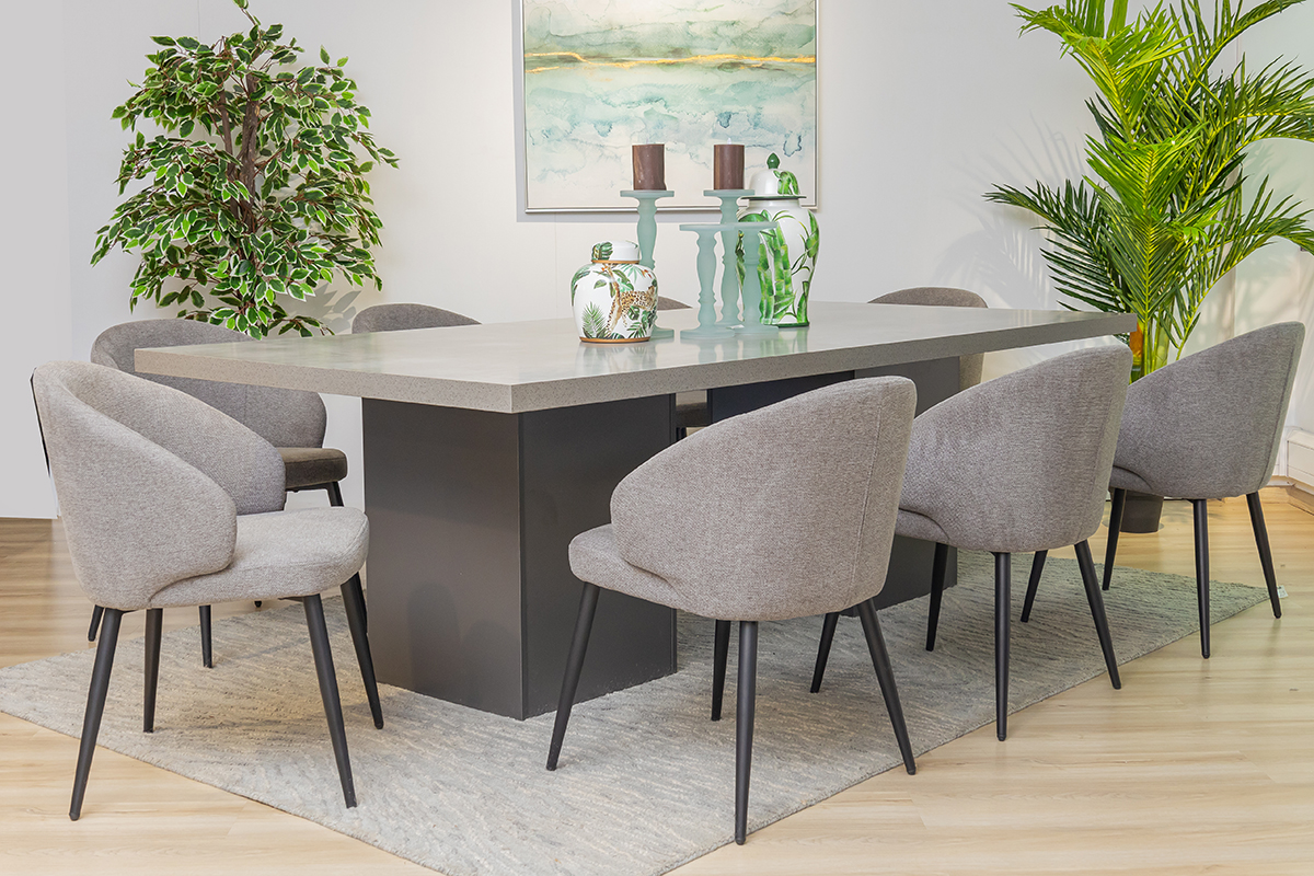 ASCOTT Dining Table + 8 Marisol Chairs 1 ascott dining table + 8 marisol chairs