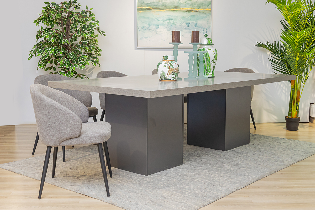 ASCOTT Dining Table + 8 Marisol Chairs 3 ascott dining table + 8 marisol chairs