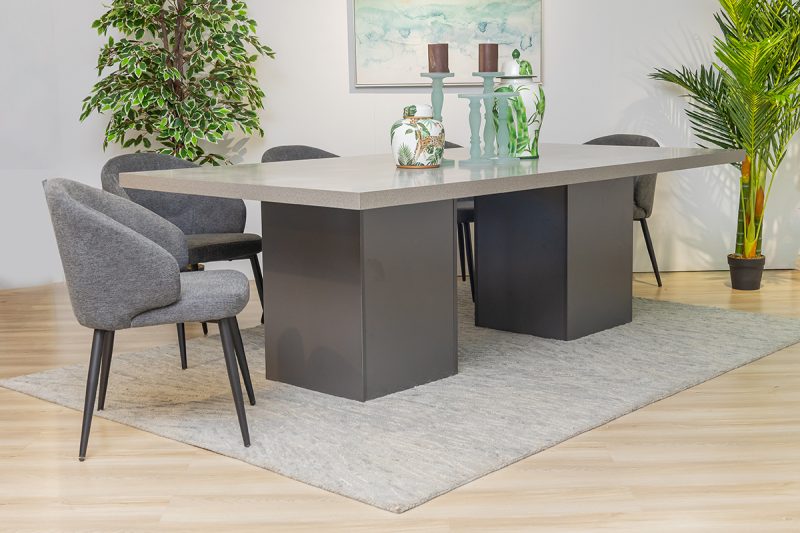 ascott dining table + 8 marisol chairs