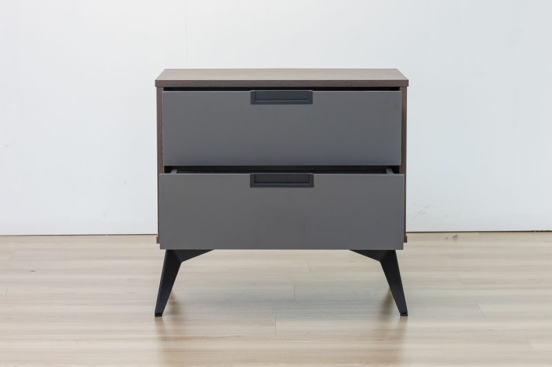 whitney king bed + 2 nightstands