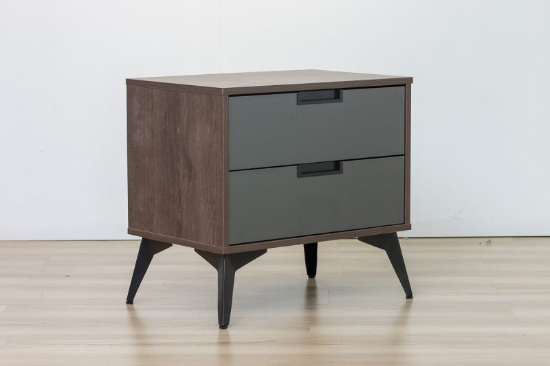 whitney king bed + 2 nightstands