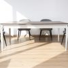 basalto dining table + 6 marisol chairs