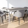 basalto dining table + 6 marisol chairs