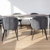 basalto dining table + 6 marisol chairs