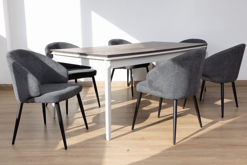 basalto dining table + 6 marisol chairs (copy)