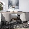 basalto dining table + 6 marisol chairs