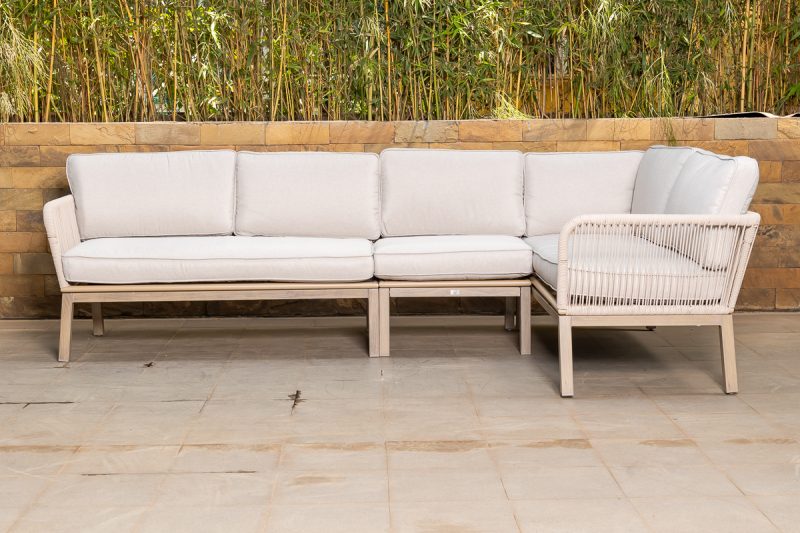 macau outdoor corner sofa + coffee table