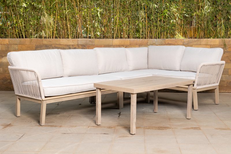 macau outdoor corner sofa + coffee table