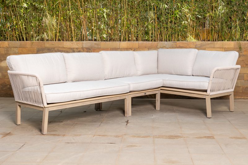 macau outdoor corner sofa + coffee table