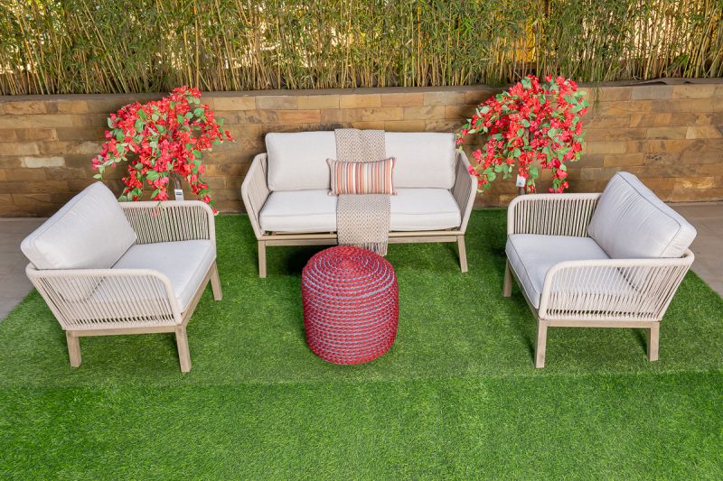 linore 4 seater outdoor sofa (2+1+1)