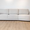 stewart 3 seater fabric sofa