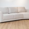 stewart 3 seater fabric sofa