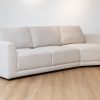 stewart 3 seater fabric sofa