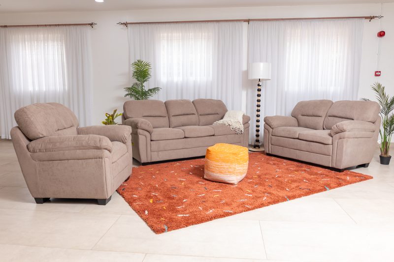 austen 6 seater fabric sofa (3+2+1)