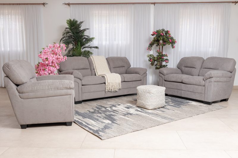 austen 6 seater fabric sofa (3+2+1)