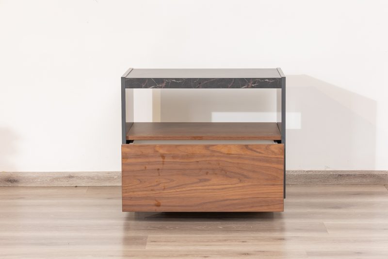 bianca king bed + 2 nightstands