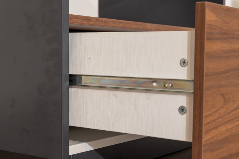 bianca king bed + 2 nightstands