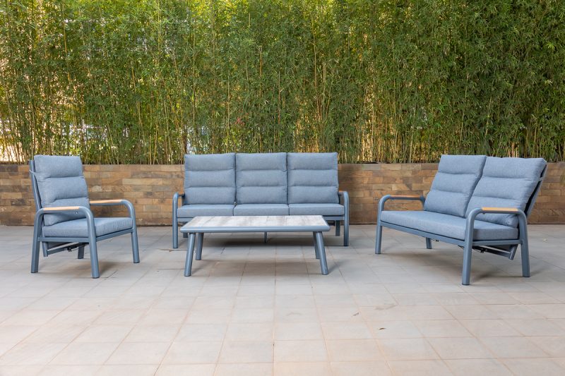 daze 7 seater outdoor sofa + coffee table
