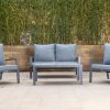 naples outdoor sofa (2+1+1+ coffee table)