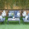 naples outdoor sofa (2+1+1+ coffee table)