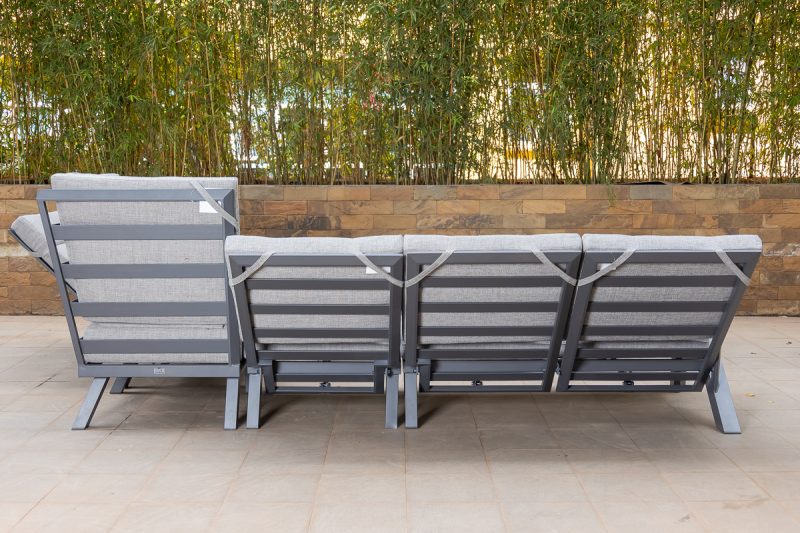 burford outdoor corner sofa + coffee table