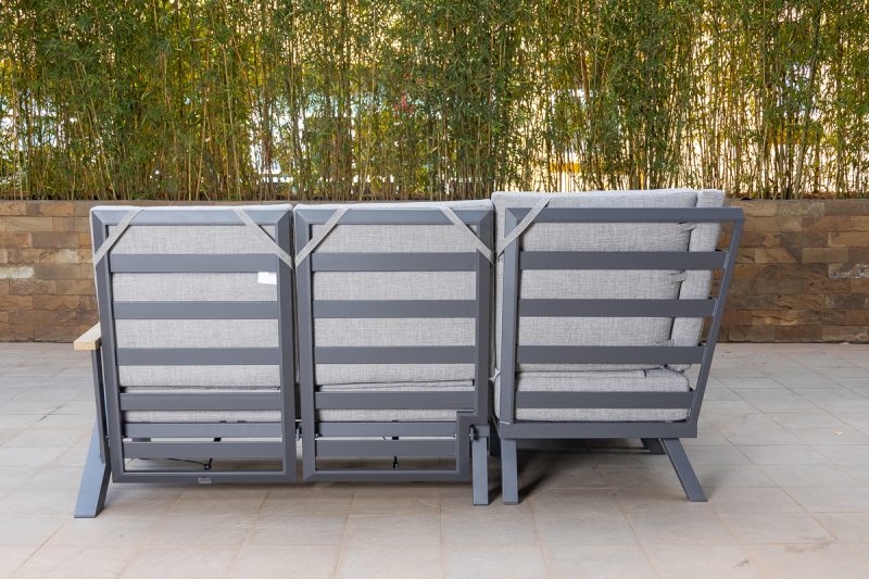 burford outdoor corner sofa + coffee table