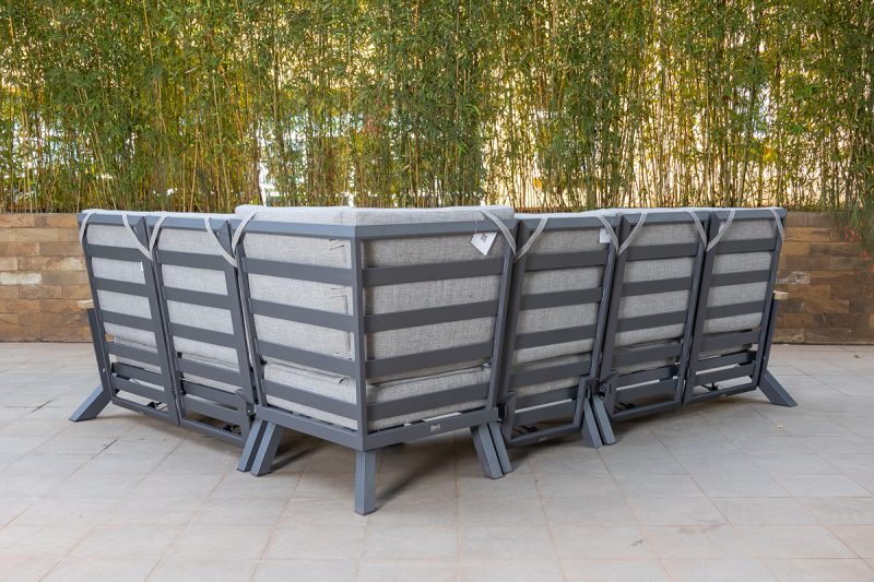burford outdoor corner sofa + coffee table